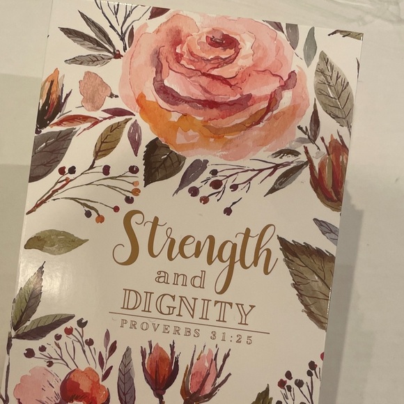 Floral Strength and Dignity Journal Faith Based Gift Set - Picture 9 of 14
